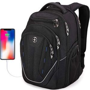 Swiss, digital backpack with tags